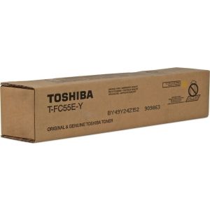 Toner Toshiba T-FC55E-Y, rumena (yellow), originalni