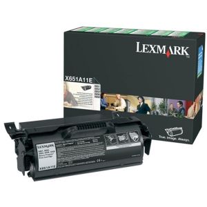 Toner Lexmark X651A11E (X651, X652, X654, X656, X658), črna (black), originalni