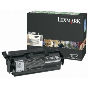 Toner Lexmark X651H11E (X651, X652, X654, X656, X658), črna (black), originalni