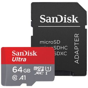 SanDisk Ultra/micro SDXC/64GB/UHS-I U1 / adapter razreda 10/+ SDSQUAB-064G-GN6MA