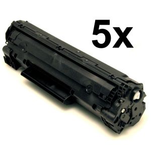 Toner Canon 725, CRG-725, päťbalenie, črna (black), alternativni