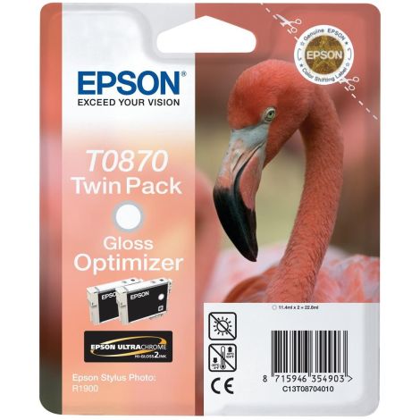 Kartuša Epson T0870, dvojni paket, optimizator barv (color optimalizer), original
