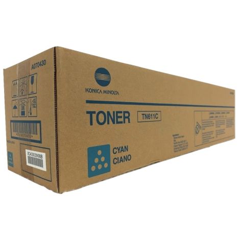 Toner Konica Minolta TN611C, A070450, cian (cyan), originalni