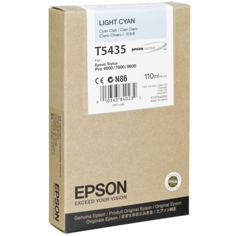 Kartuša Epson T5435, svetlo cian (light cyan), original