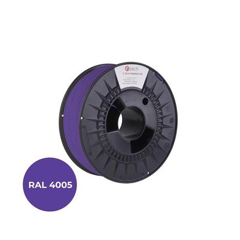 Tiskarska vrvica (filament) C-TECH PREMIUM LINE, PETG, modro-vijolična, RAL4005, 1,75mm, 1kg 3DF-P-PETG1.75-4005