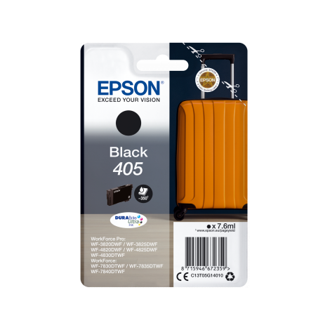 Kartuša Epson 405, T05G1, C13T05G14010, črna (black), original