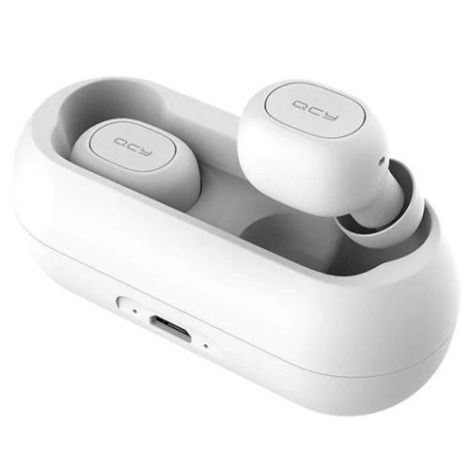 QCY T1C - brezžične BT slušalke bele barve 6957141405789