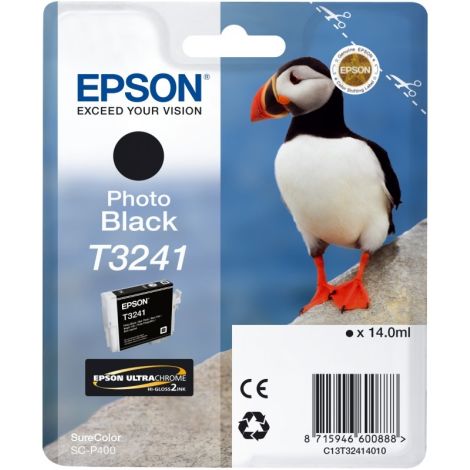 Kartuša Epson T3241, foto črna (photo black), original