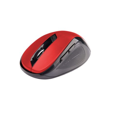C-TECH miška WLM-02/Ergonomska/Optična/Brezžična USB/Črno-rdeča WLM-02R