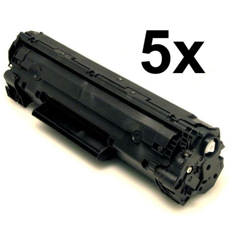 Toner Canon 725, CRG-725, päťbalenie, črna (black), alternativni
