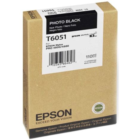 Kartuša Epson T6051, foto črna (photo black), original