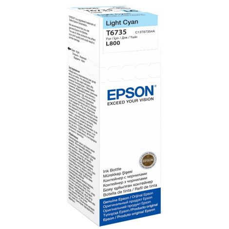 Kartuša Epson T6735, svetlo cian (light cyan), original