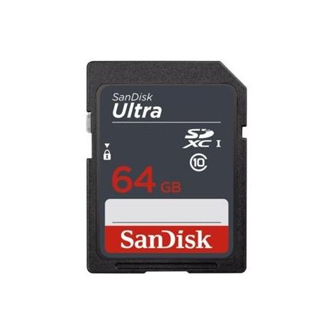 SanDisk Ultra/SDXC/64GB/100MBps/UHS-I U1 / razred 10 SDSDUNR-064G-GN3IN