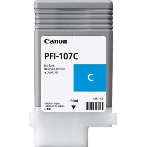 Kartuša Canon PFI-107C, cian (cyan), original