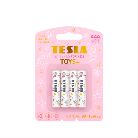 TESLA - baterije AAA TOYS GIRL, 4 kom, LR03 11030421