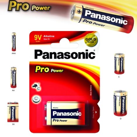 Panasonic Pro Power 6LR61 9V alkalna baterija 09894