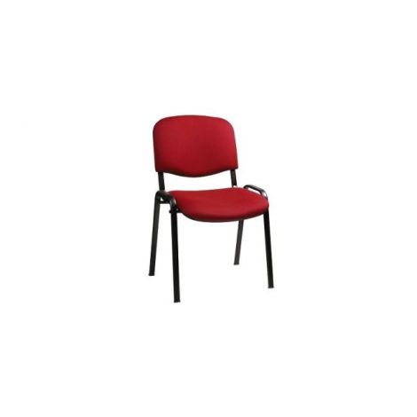 Konferenčni stol ISO N rdeč D3, okvir črn