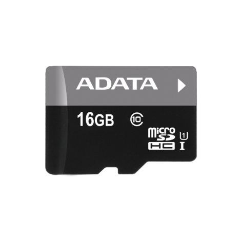 Adata/micro SDHC/16GB/50MBps/UHS-I U1 / adapter razreda 10/+ AUSDH16GUICL10-RA1
