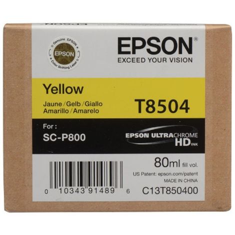 Kartuša Epson T8504, rumena (yellow), original