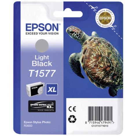 Kartuša Epson T1577, svetlo črna (light black), original