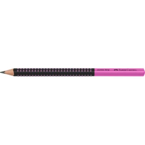 Pencil Grip Jumbo/HB Two Tone črno/roza 12 kos