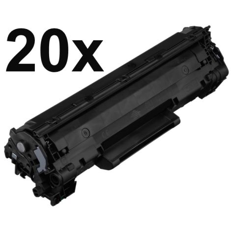 Toner 20 x HP CE278A (78A), dvajset paketov, črna (black), alternativni
