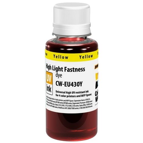 Atrament pre kazetu Epson T7014, dye, odolné voči UV, rumena (yellow)