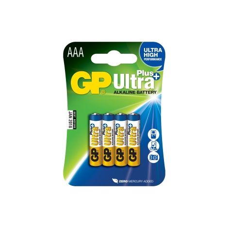 GP Ultra Plus 4x AAA 1017114000