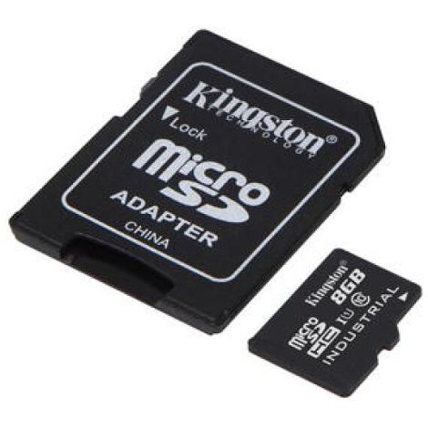 Kingston Industrial/micro SDHC/8GB/100MBps/UHS-I U3 / Adapter razreda 10/+ SDCIT2/8GB