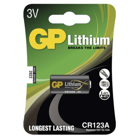 Litijeva baterija GP CR123A - 1 kos 1022000111