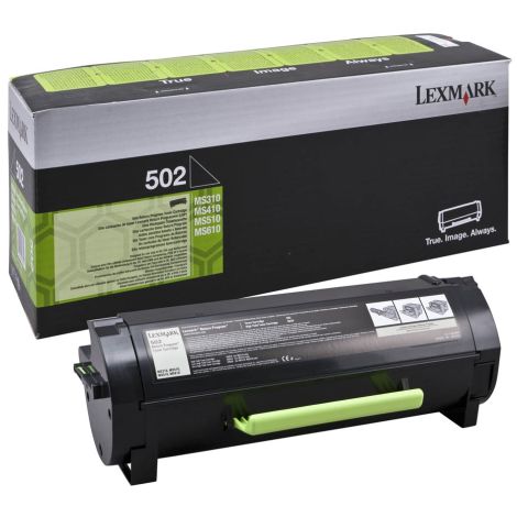 Toner Lexmark 502, 50F2000 (MS310, MS312, MS410, MS412, MS510, MS610), črna (black), originalni