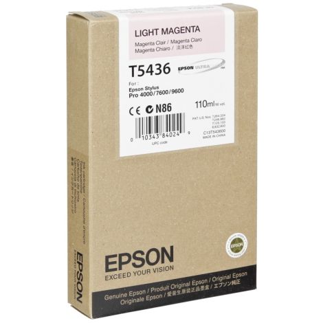 Kartuša Epson T5436, svetlo magenta (light magenta), original