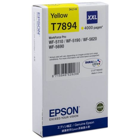 Kartuša Epson T7894, rumena (yellow), original