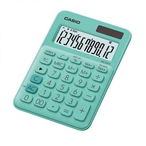 Zeleni kalkulator CASIO MS-20UC