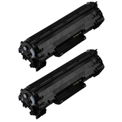 Toner Canon 726, CRG-726, dvojbalenie, črna (black), alternativni
