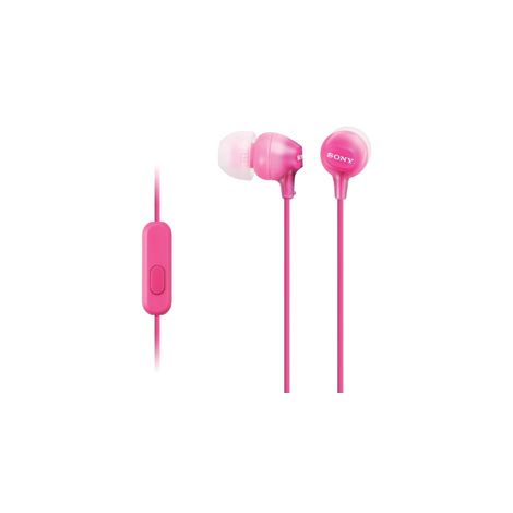 Slušalke SONY MDR-EX15AP, prostoročne, roza MDREX15APPI.CE7