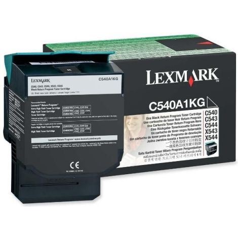 Toner Lexmark C540A1KG (C540, C543, C544, X543, X544), črna (black), originalni