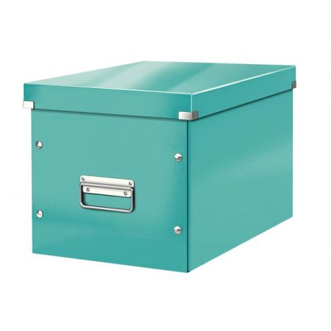 Kvadratna škatla Click &amp; Store A4 ledeno modra
