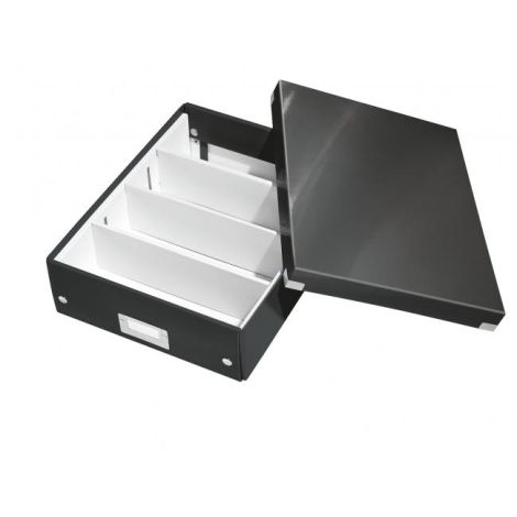Srednja organizacijska škatla Click &amp; Store velikost M črna