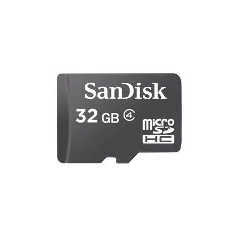Sandisk/micro SDHC/32GB/18MBps/razred 4/+ adapter/črna SDSDQM-032G-B35A