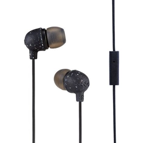 MARLEY Little Bird - črne ušesne slušalke z daljinskim upravljalnikom in mikrofonom EM-JE061-BK