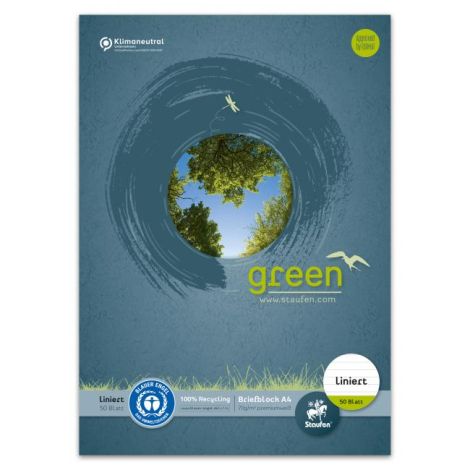 Beležnica Format Werk Ursus Green A4 50 črtastih listov