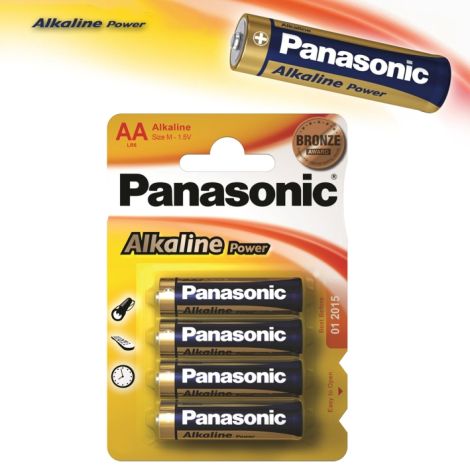 Alkalna baterija AA Panasonic Alkaline Power 4 kos 12036