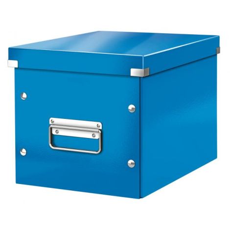 Kvadratna škatla A5 (M) Click &amp; Store kovinsko modra