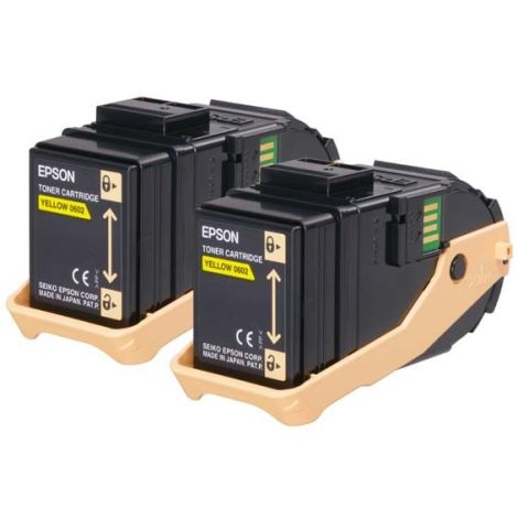 Toner Epson C13S050606 (C9300), dvojni paket, rumena (yellow), originalni