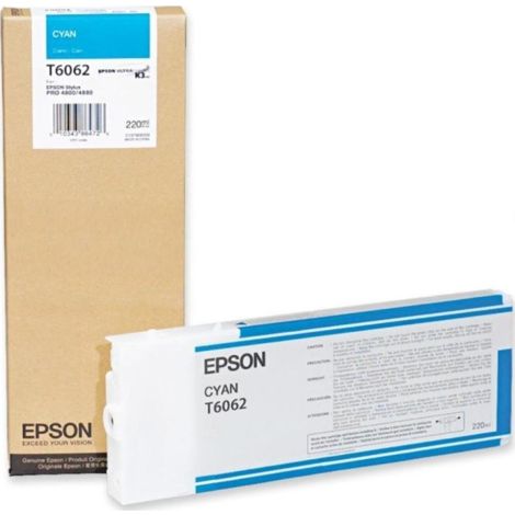 Kartuša Epson T6062, cian (cyan), original
